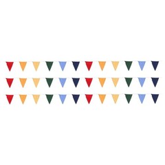 Multicolor Fabric Banner 10M for Party For Birthday Wedding Decoration