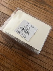 Crane & Co. Cards- Envelopes 25 Pack CC0216 Made in USA Dalton MA Fast Ship