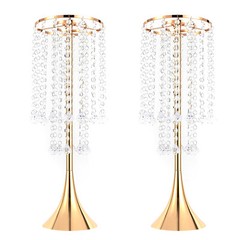 2PC 21.9 in Flower Vases Wedding Centerpieces Table Flower Vases Iron