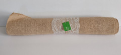 NWT 18 inch x 10 foot rolled burlap lace trim runner fabric Wedding party rustic