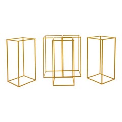 5Pcs Metal Flower Stands Wedding Flower Stand Rectangular Flower Display Rack