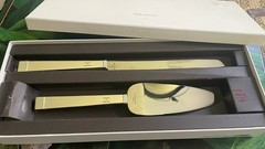 Vera Wang Wedgwood Love Knot Cake Knife & Server 2pc Stainless Steel Set W/Box