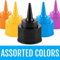 Writer Bottles – Easy Small Squeeze Bottles – 5 Each (1 and 2 Ounce) – 10