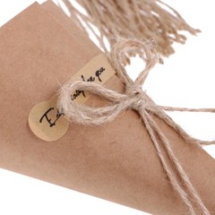 50/100 Vintage Cones Kraft Paper Bouquet Candy Boxes Wedding Party Gifts Flower