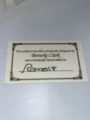 90s Beverly Clark Ivory Pearl and Lace Wedding Guest Book, Pillow and Pen