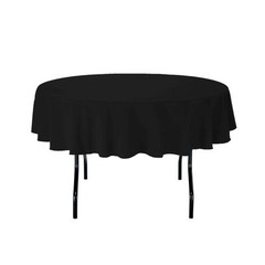 10 ROUND 72″ inch Tablecloth Polyester Table Cover WEDDING PARTY Cover 21 COLORS