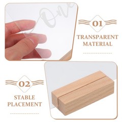 10 Sets Assorted Color Acrylic Table Numbers for Wedding Party and Banquets