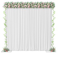Backdrop Stand 10 Ft Adjustable Background Support System Kit for Wedding Party