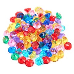 for acrylic Gems for Vase Filling Yellow Pirate Party Favors Stage Prop & Decor