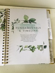 Wedding Planner Organizer Engagement Diary Gift Book Countdown Calendar