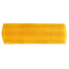 Yellow Deco Mesh Rolls – 10″ Yellow Fabric Mesh Ribbon for Christmas Tree