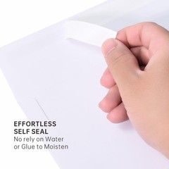 Keketer A2 White Printable 80 Pack (4.33×5.75in) Envelopes,