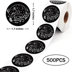 500 PCS Cute Magic Mail Thank You Stickers,Funny Small Business Envelopes Sti…