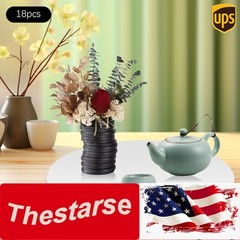 18Pcs Round Mirror Candle Plate Set Circle Mirror Trays Mirror Centerpiece NEW