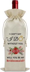 Bridesmaid Gifts for Wedding Day Wine Bag