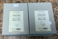 Lot Of 8 Boxes Of 8 East Of India Wedding Favor Small Gift Boxes
