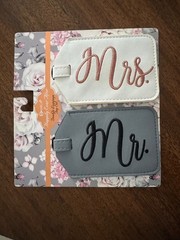 Mr and Mrs Tags, Wedding Gifts for Couples 2026, Personalized Engagement Gifts f