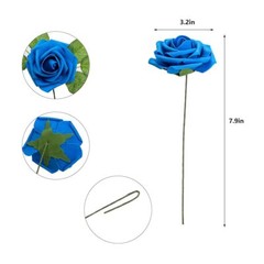 Artificial Foam Roses 25/50pcs Realistic Flower for Wedding Box DIY Decor