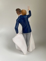 Selfie Taking Bride And Groom Wedding Cake Topper, 7” Tall, READ Description