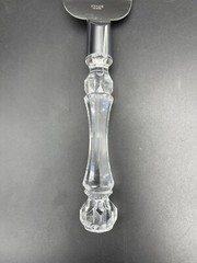 Vintage Wedding 2 Pc Hostess Set – Stainless Steel, Diamond Cut Acrylic Handles