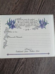 Vintage 1997 Our Wedding Anniversary Memory Book Joy Rodgers-Mernin Clean Inside