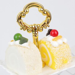 European Three-layer Cake Stand Trays Prom Party Dessert Candy Fruit Plate Home