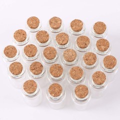MaxMau 24pcs Mini 0.47″ x 0.87″ x 1.38″ (12mm x 22mm x 35mm), 5ml, Clear
