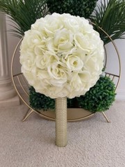 Bling Universal Bouquet Holder Crystal Rhinestone Wedding Bride Bouquet Holder