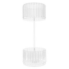 30*75cm Acrylic Flower Rack,2-tier Flower Stand With Hanging Pendants Forwedding