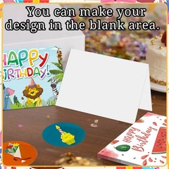 72 Happy Birthday Cards with Envelopes, 24 Unique Designs, Birthday Cards Bul…
