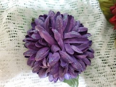 Lot of 4 Vintage Corsage Wedding Prom Gold yellow red purple Rose Corsage parts