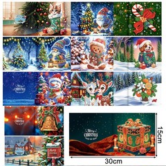 Diamond Painting Greeting Cards, 5D Rhinestone Art Greeting Card for Hochday …