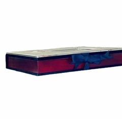 Royal Limited Wedding Album Keepsake Box Silver Tone Cherry Wood Bridal Gift NIB
