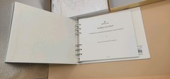 Vintage Hallmark Stories Ivory Wedding Album Embossed AND Guestbook Keepsake
