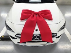 Wedding Car Decoration Big King Giant Size eva form Ribbon By italy designer