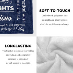 Marriage Prayer Wedding Gifts for Newlyweds, 50″ X 60″, Religious Prayer Quote