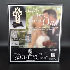 The Unity Cross Pearlescent Wedding Centerpiece Christian Limited Edition