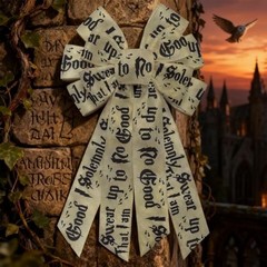 2.5″ x 10 Yard Magic Witchcraft Ribbons for Bows – Wired Edge – Preppy Sorcerer