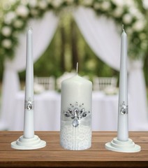 Magik Life Unity Candle Set – 6 Two 10 Taper Burning Unity For Marriage In Usa