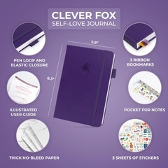 Clever Fox Self-Love Journal – Daily Guided Self-Care, Reflection & Gratitude Lo