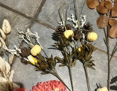 19 Artificial Fall Flowers Silk Fake Flower Wedding Party Home Decoration Wreath
