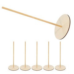 6 Sets Wooden Donut Rack Display Holder Beige Reusable for Table