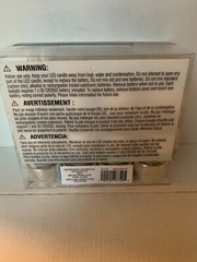TEALIGHTS LED 24 pc, Flameless, batteries included, no flame, no mess