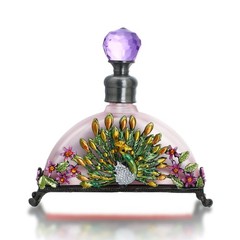 YU FENG Antique Peacock Perfume Bottles Vintage 0.7 Ounces, Purple-2