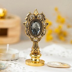 Wax Seal Handle Metal Roman Column Stamp Craft Supplies for Wedding Invitations