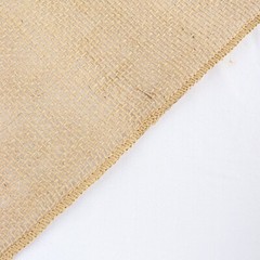 8 ft x 8 ft NATURAL Faux Burlap Backdrop Drape CURTAIN PANEL Party Decorations