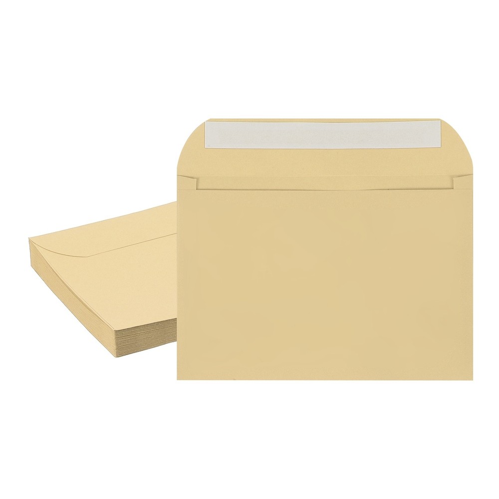 20 Pcs A7 Self Sealing Invitation Envelopes 7.8×5.5 Inch Brown