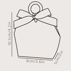 5pcs 9x12cm Gift Bag Wedding Favors Box Candy And Treat Boxes Packaging Item NEW