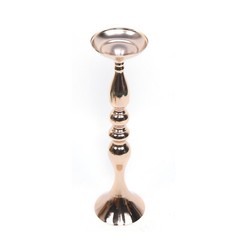 10pcs Gold Centerpieces For Wedding Candle Holder Flower Stand Vase Rack Decor