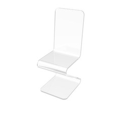 Returned Unit Acrylic Chair (16″x17″x40″) Fully Assembled 250lb Capacity